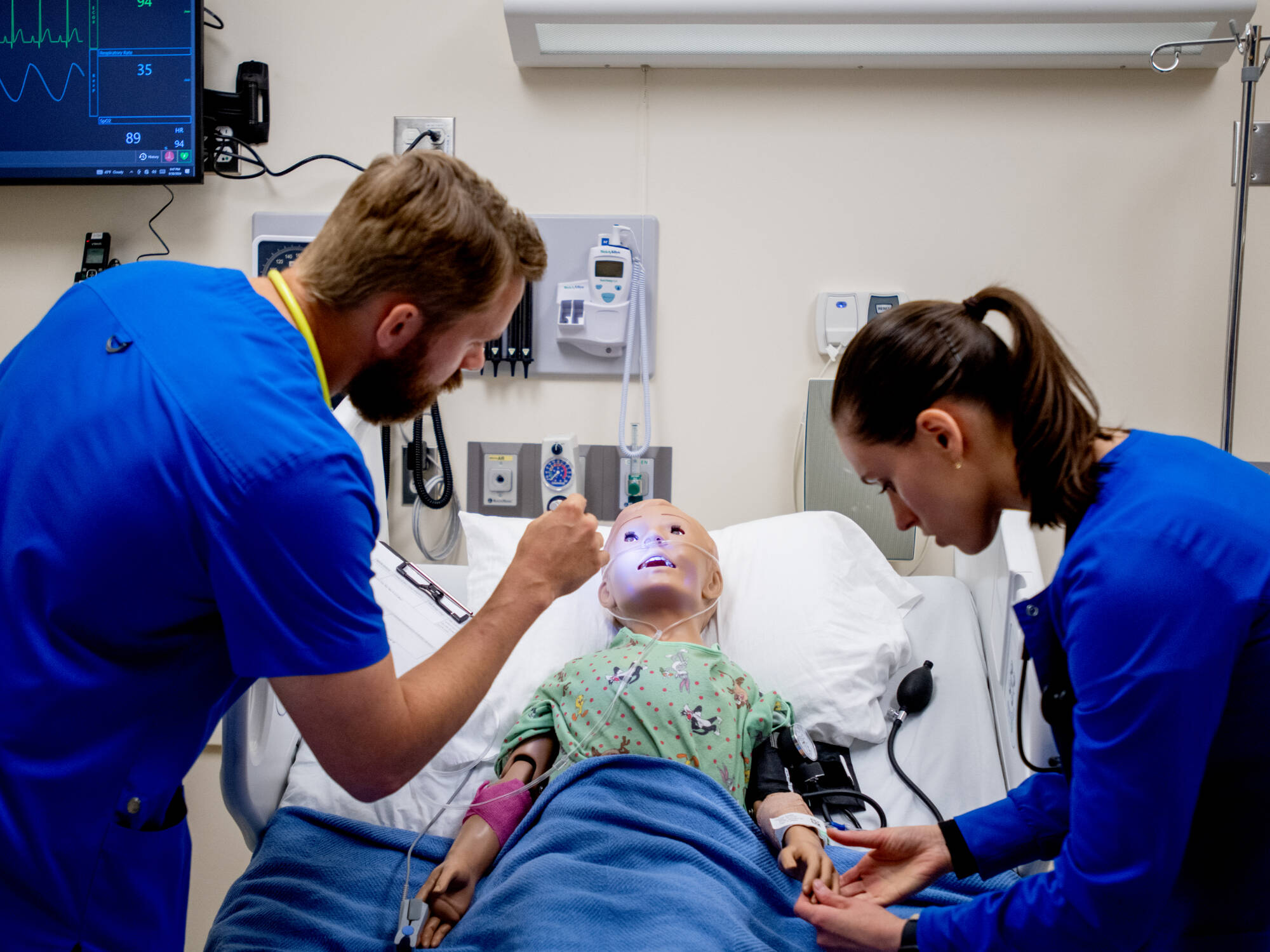 GVSU nursing students.